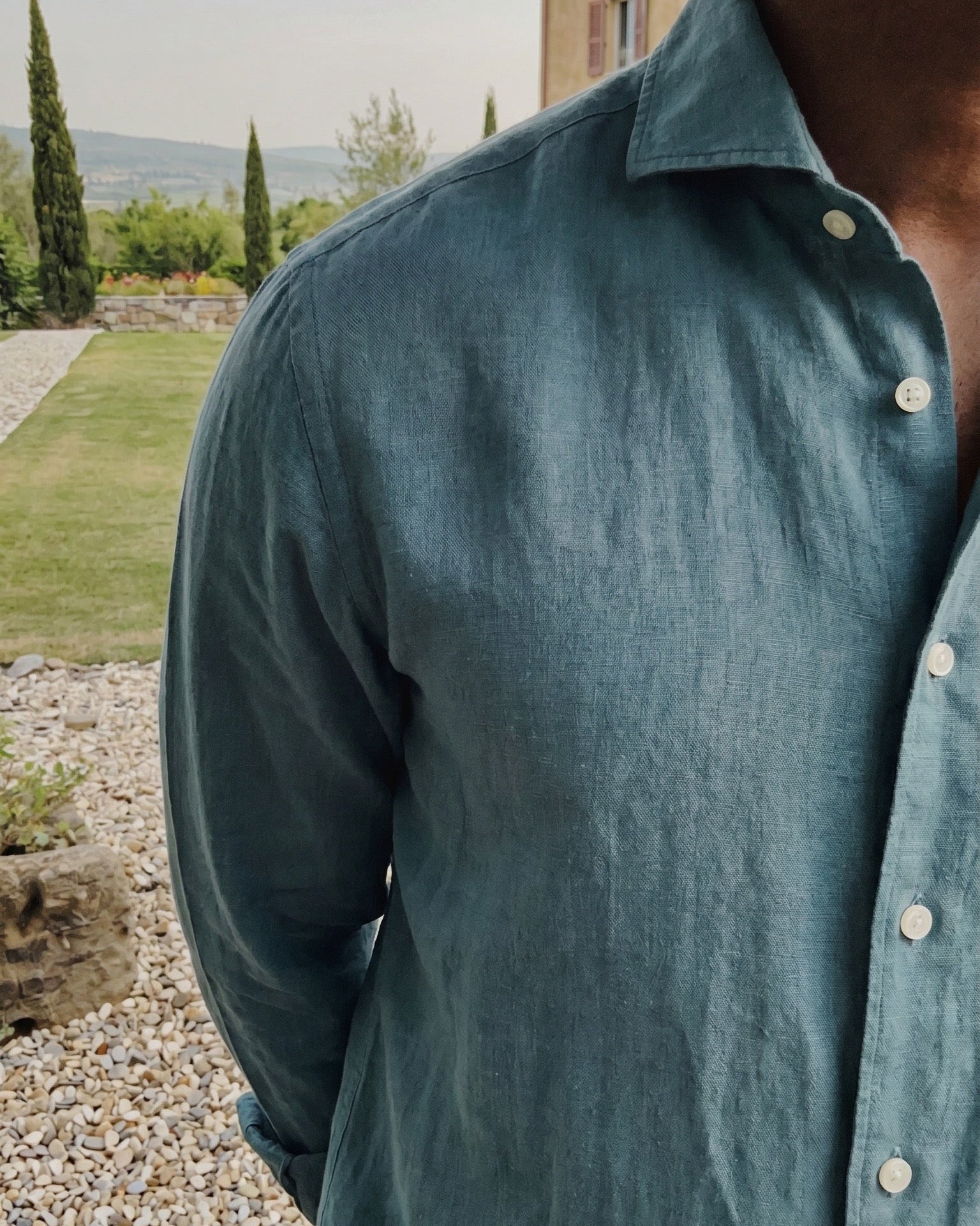 Côte d'Azur Linen Shirt