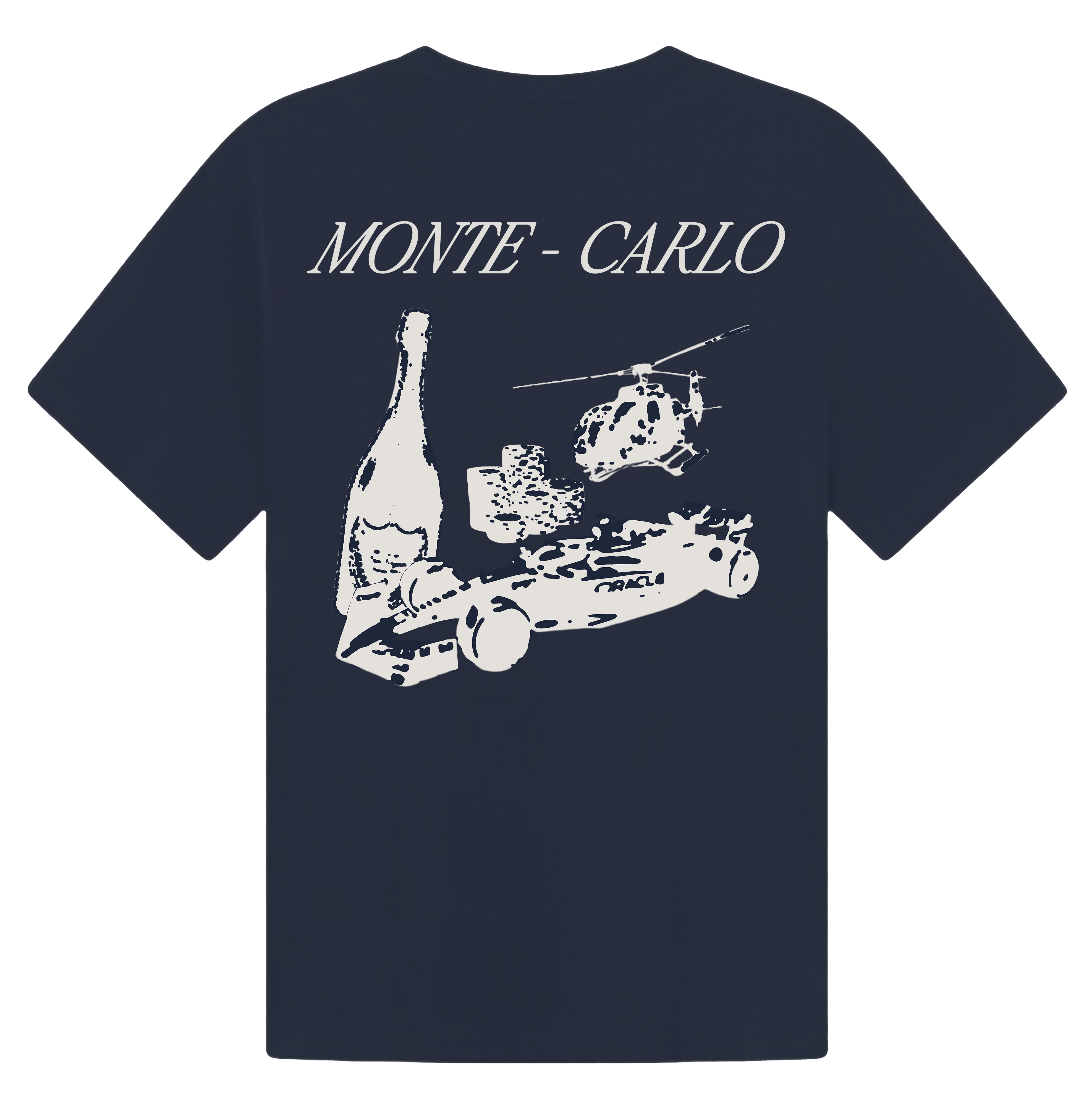 Monaco oversized heavyweight cotton T‑shirt white

