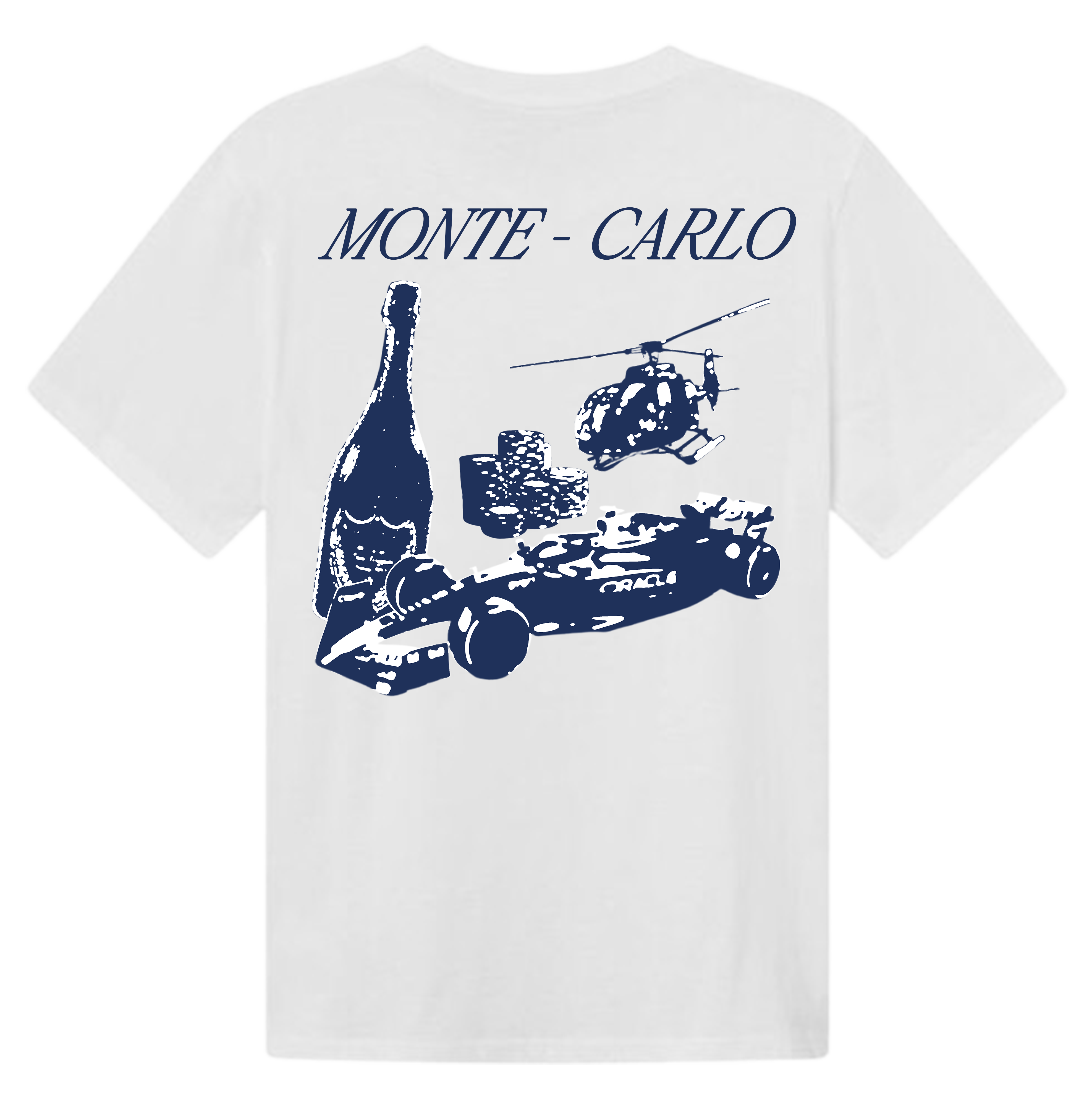 Monaco oversized heavyweight cotton T‑shirt white