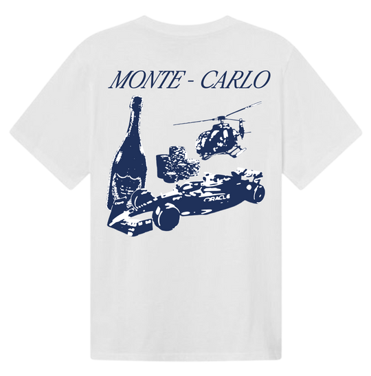 Monaco oversized heavyweight cotton T‑shirt white