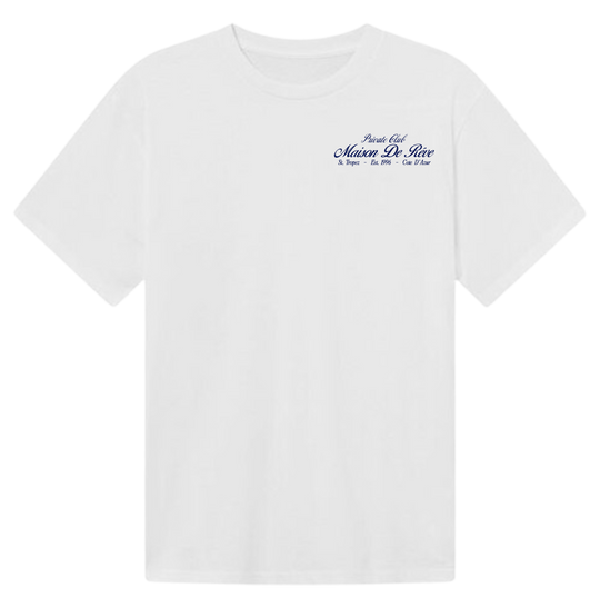 Oversized heavyweight cotton T‑shirt in white